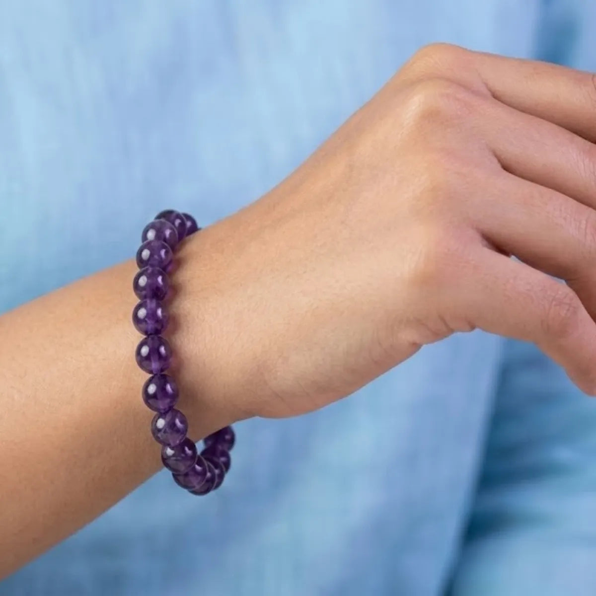 Natural Amethyst Bracelet