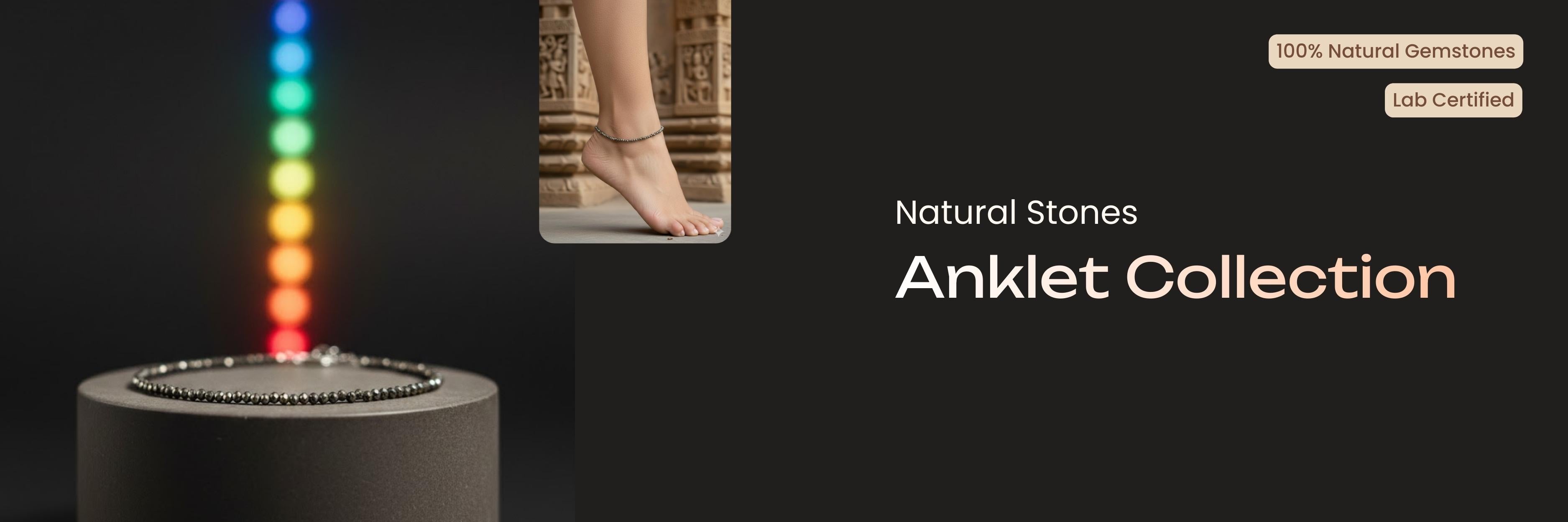 Natural Crystal Anklets