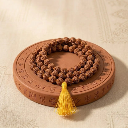 Natural 5 Mukhi Rudraksha Mala (Nepal Origin)