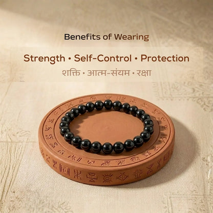 Natural Black Onyx Bracelet