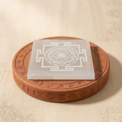 Natural Selenite Plate