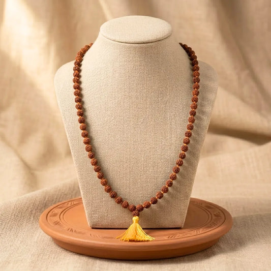 Natural 5 Mukhi Rudraksha Mala (Nepal Origin)