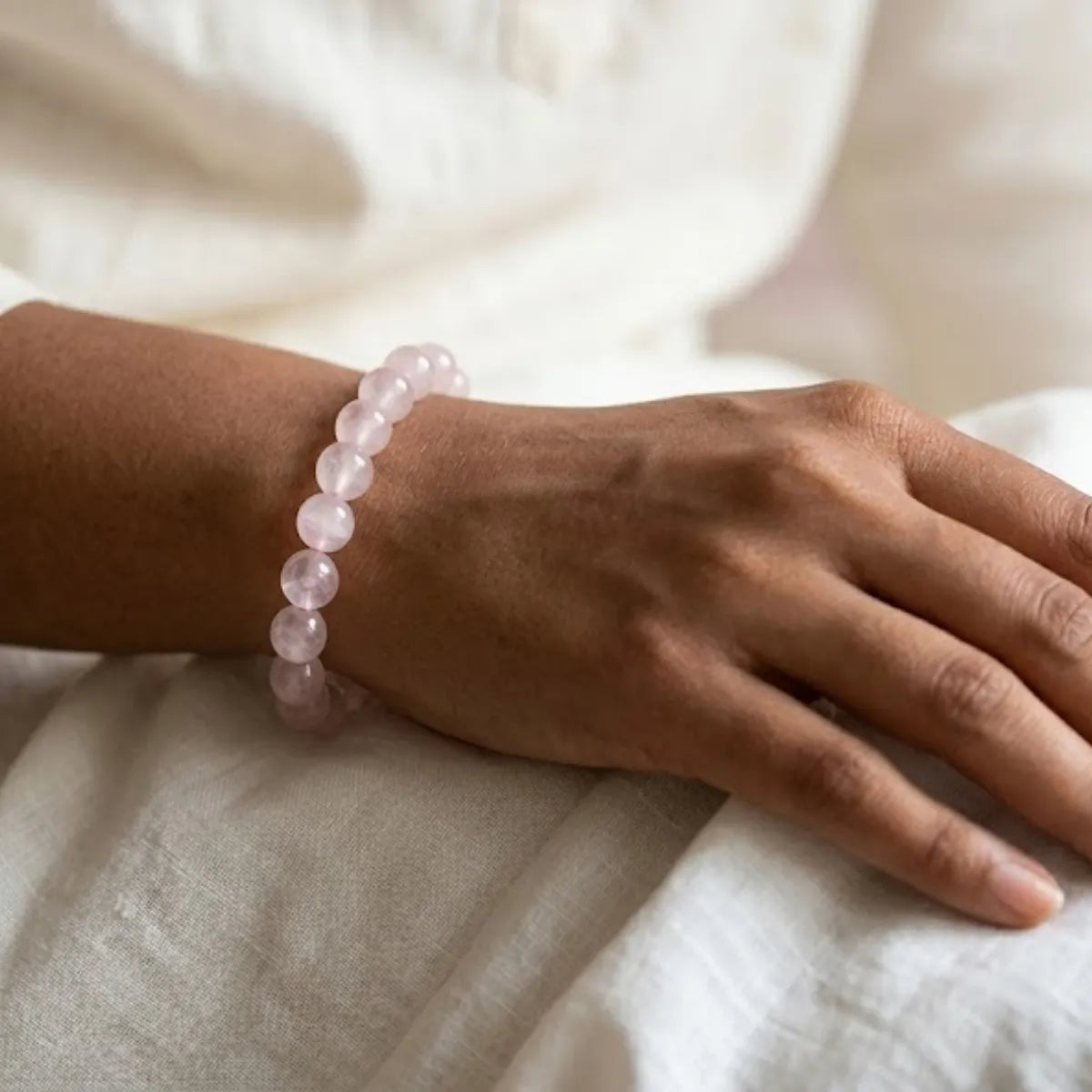 Natural Rose Quartz Bracelet