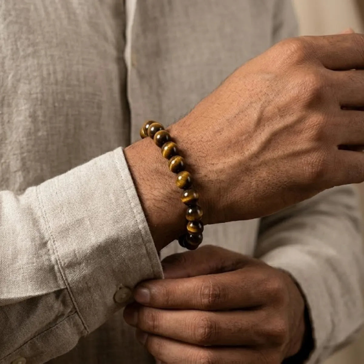 Natural Tiger Eye Bracelet