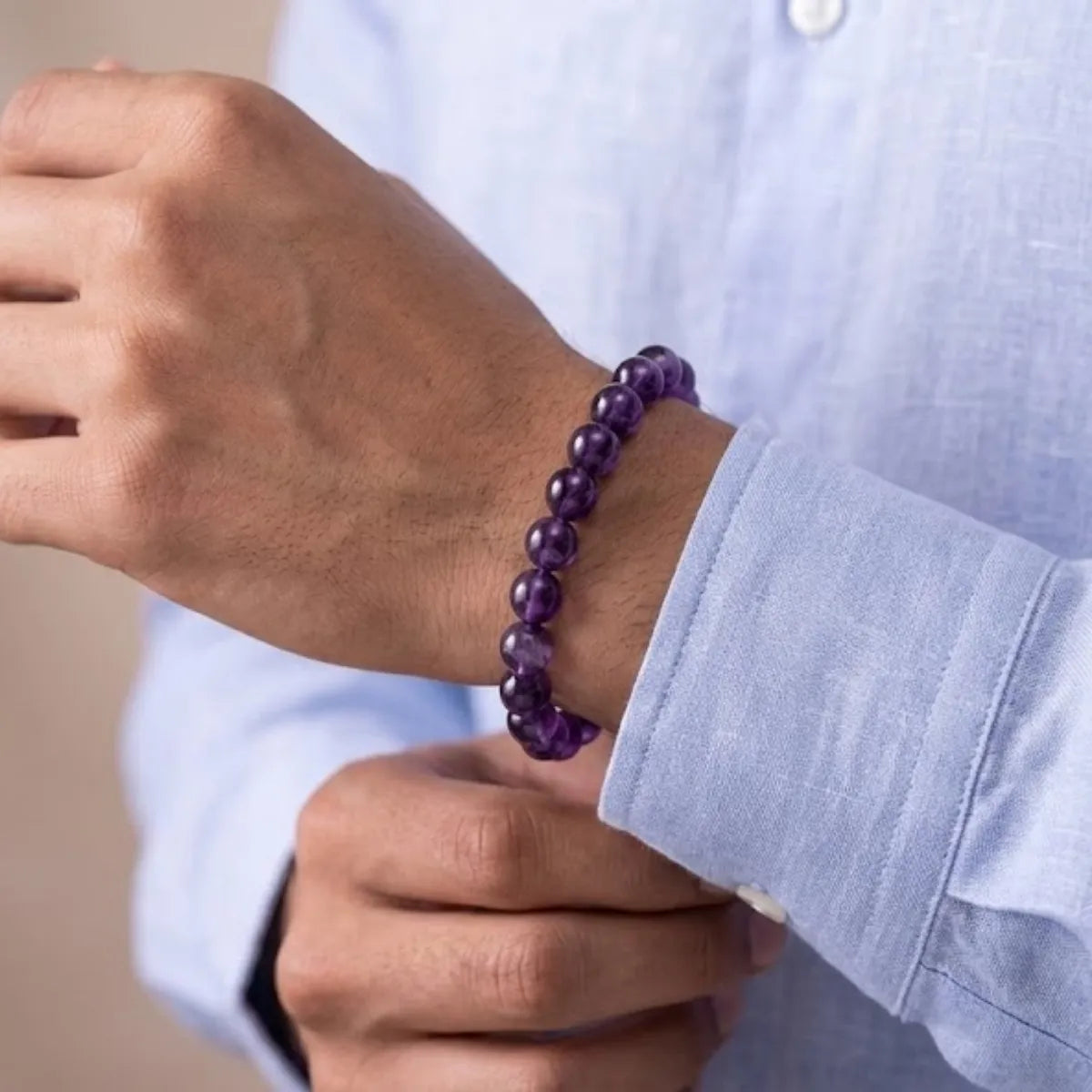 Natural Amethyst Bracelet