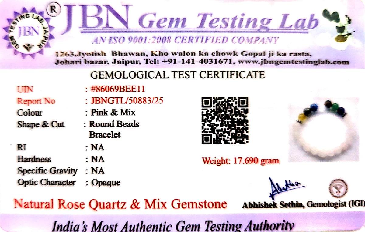 Lab Authenticity Certificate