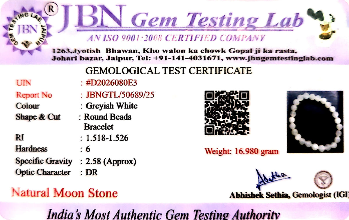 Lab Authenticity Certificate