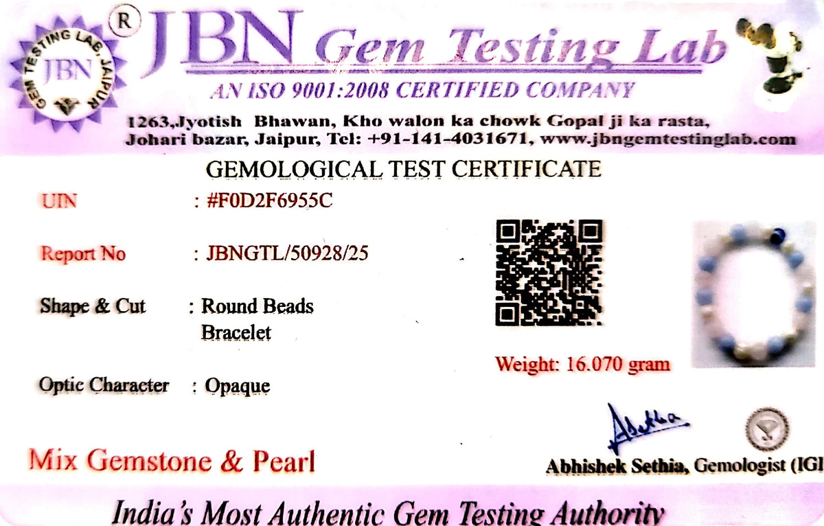 Lab Authenticity Certificate