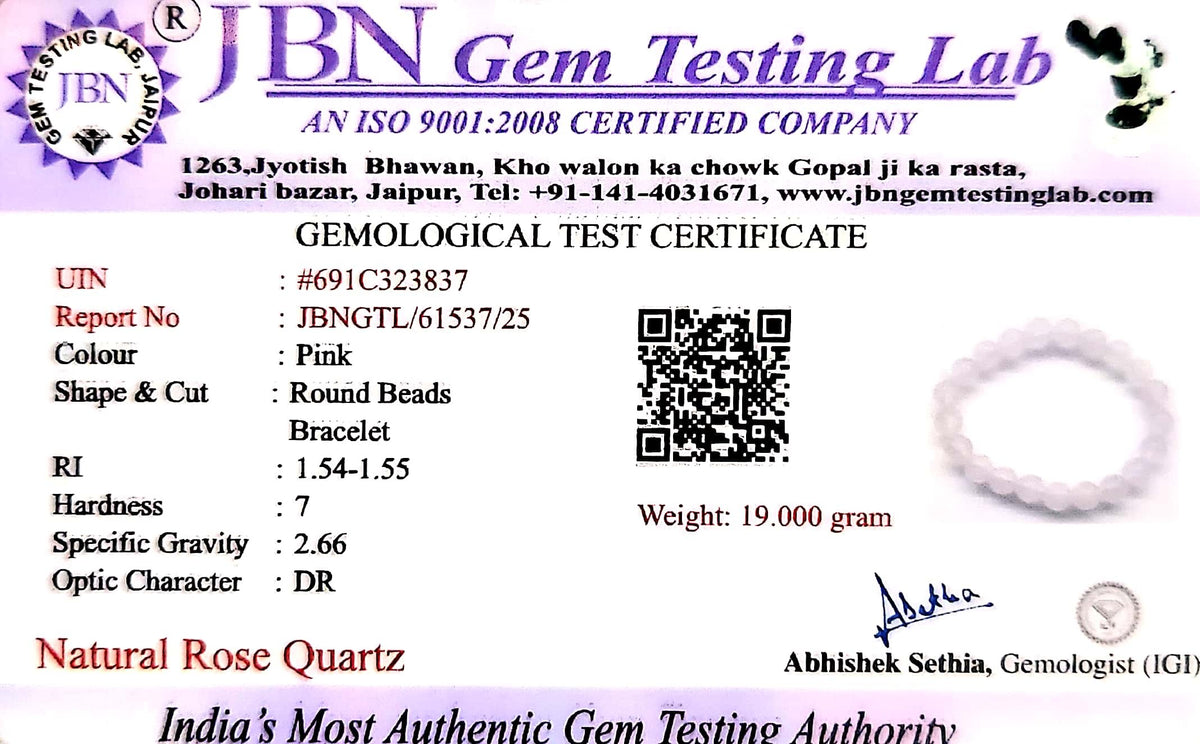 Lab Authenticity Certificate