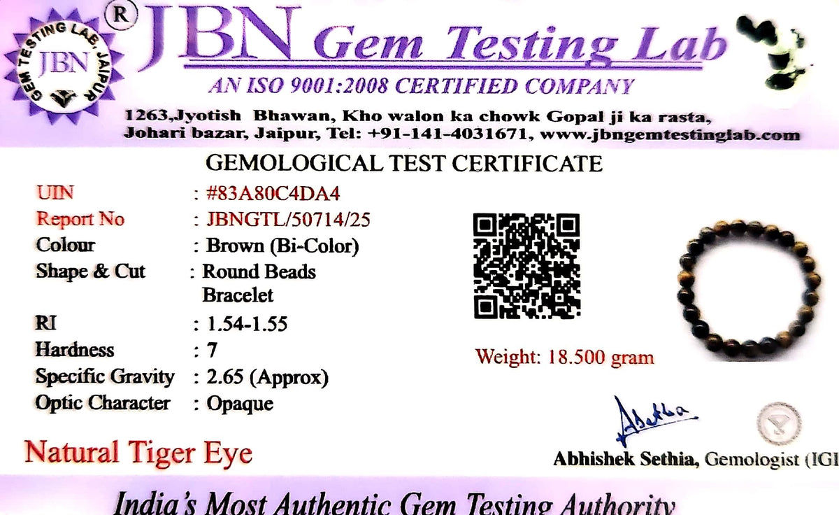 Lab Authenticity Certificate