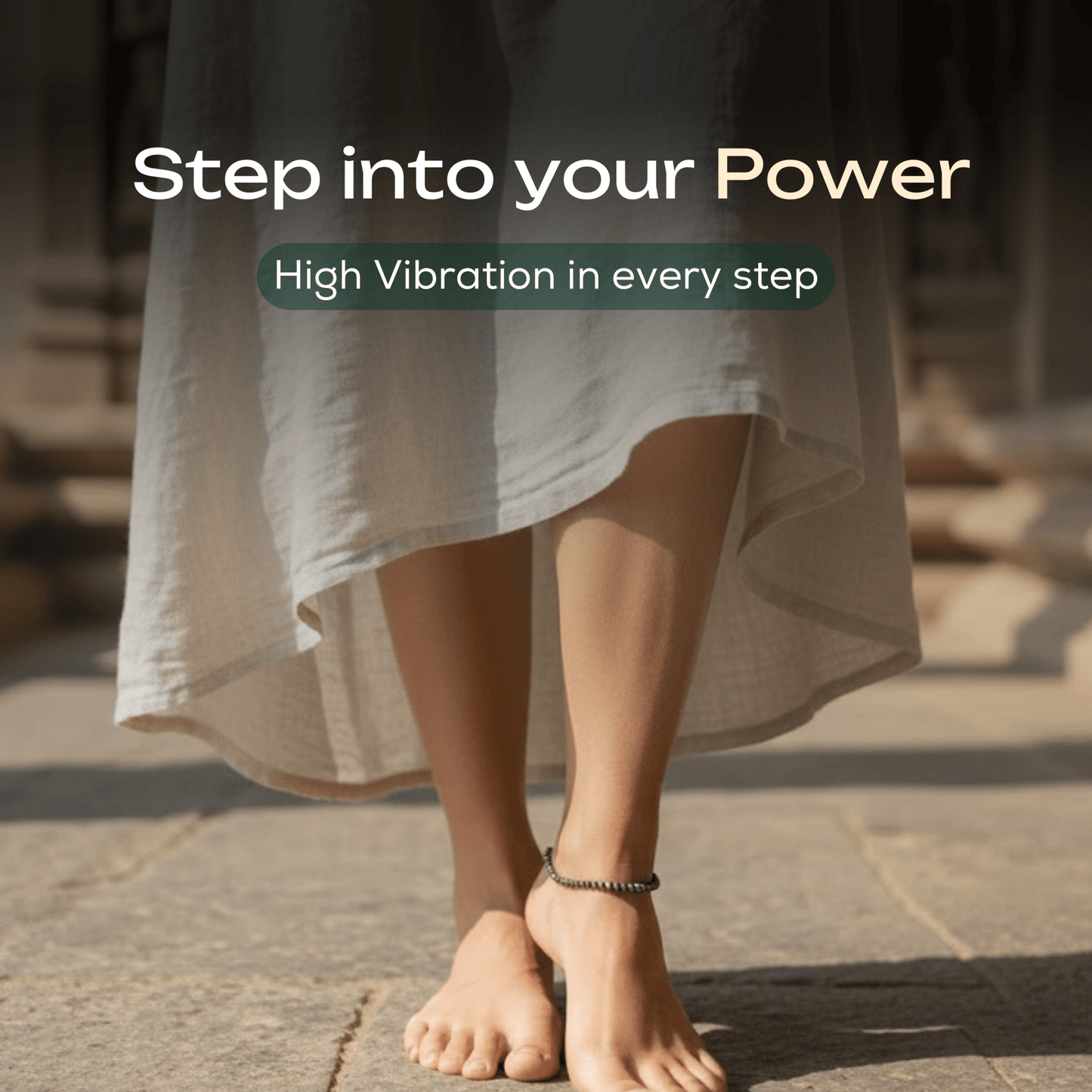 Natural Pyrite Anklet + Pyrite Bracelet Combo - Akshmala.in