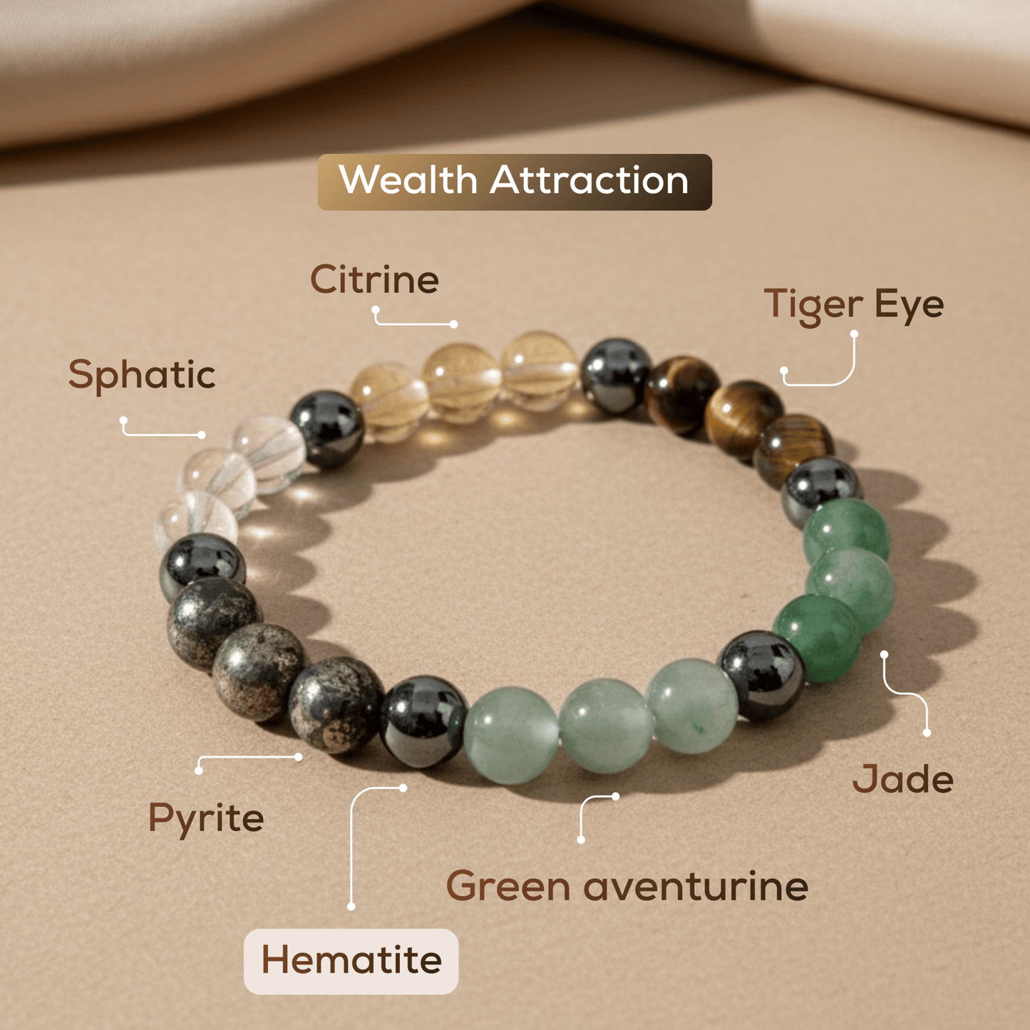 Natural Wealth + Sri Yantra Selenite Combo - Akshmala.in